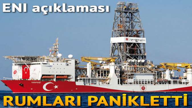 ENI açıklaması Rumları panikletti