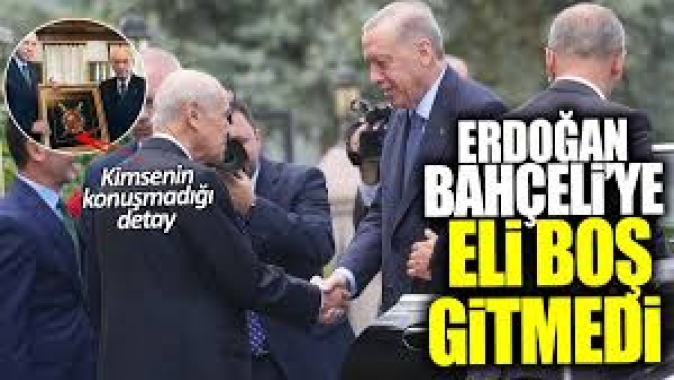 Erdoğan Bahçeliye eli boş gitmedi