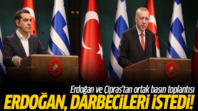 Erdoğan, Çiprastan darbecileri istedi!