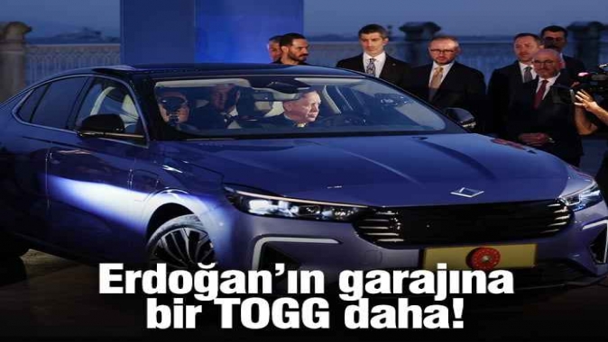 Erdoğan’ın garajına bir TOGG daha!