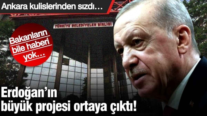 Erdoğan’ın yeni belediye projesi ortaya çıktı! Ankara kulislerinden sızdı…