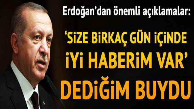 Erdoğan: İyi haberim var dediğim buydu... Toplantı merkezlerini vurduk