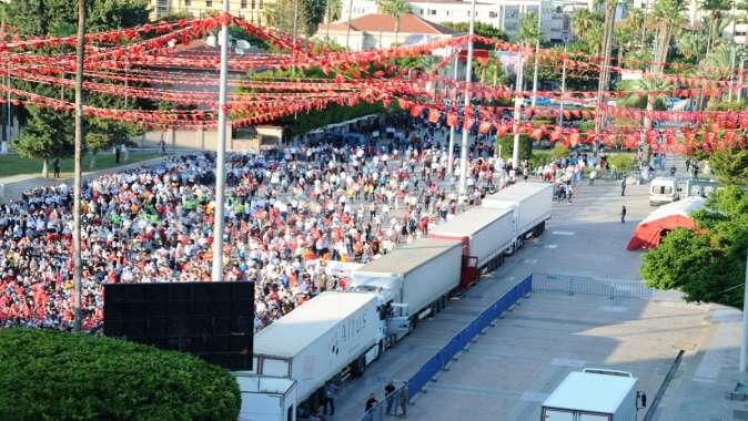 Erdoğan Mersin’de beklenen ilgiyi göremedi