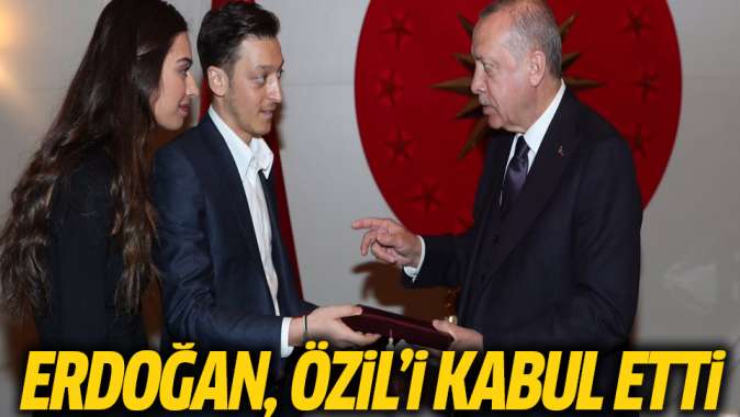 Erdoğan, Mesut Özili kabul etti