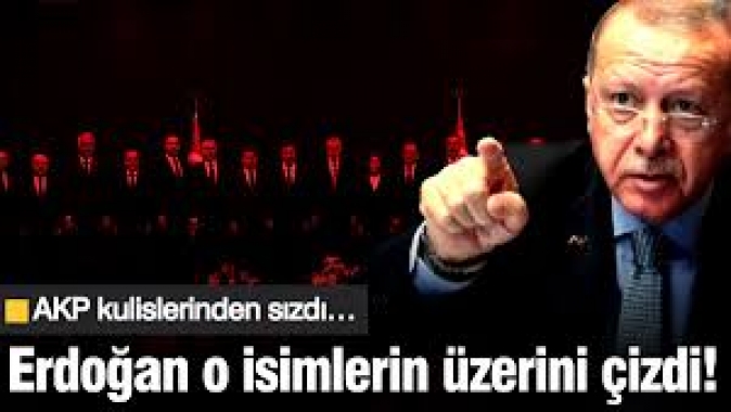 Erdoğan o isimlerin üzerini çizdi! AKP kulislerinden sızdı…