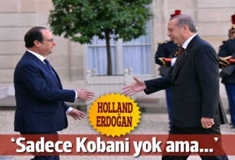 Erdoğan Paris'te Hollande ile görüştü