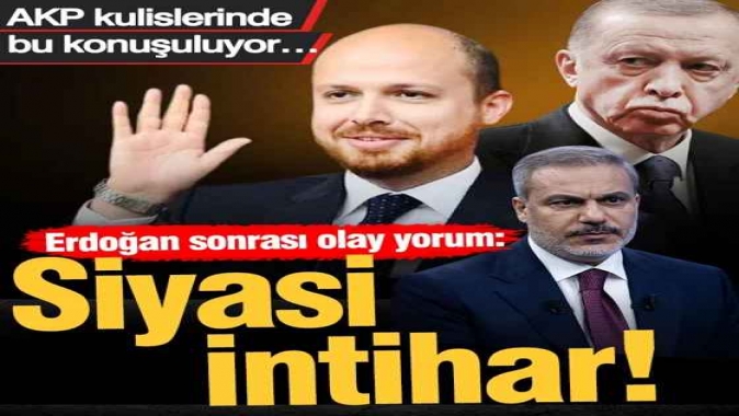 Erdoğan sonrası olay yorum: Siyasi intihar! AKP kulislerinde bu konuşuluyor…