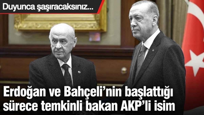 Erdoğan ve Bahçeli’nin başlattığı ‘terör’ sürecine temkinli bakan AKP’li isim!