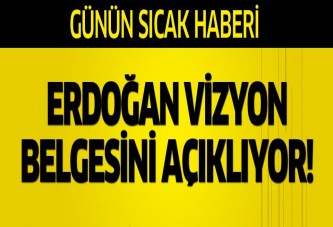 Erdoğan Vizyon Belgesini açıklıyor CANLI (Başbakan Vizyon konuşması)