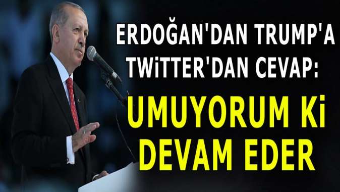 Erdoğandan Trumpa Brunson mesajı