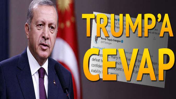 Erdoğan'dan Trump'a cevap: Terörü yendiğimizde daha fazla hayat kurtulacak
