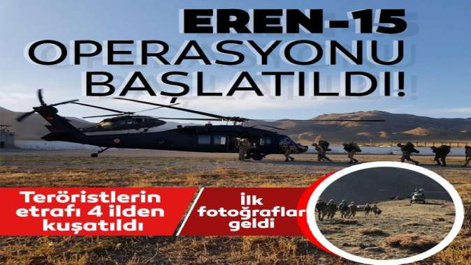 Eren-15 Ağrı Dağı - Çemçe Madur Operasyonu başlatıldı...