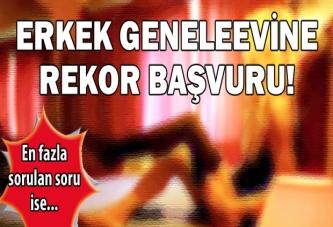 Erkek genelevine rekor başvuru!