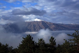 Erzincan'da mevsimin ilk karı yağdı