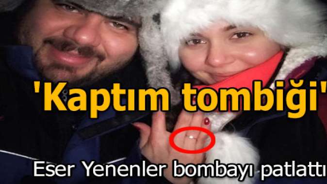 Eser Yenenlerden evlilik teklifi! Kaptım tombiği