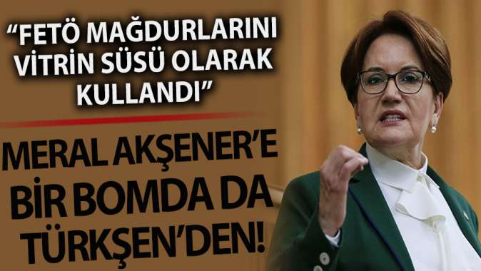 Eski İYİ Partili Ali Türkşenden bomba açıklama! Meral Akşener FETÖ mağdurlarını vitrin süsü olarak kullandı