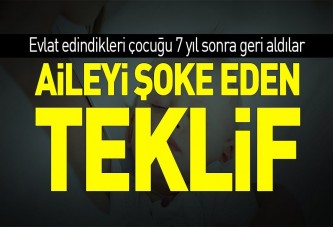 Evlat edindikleri çocuk 7 yıl sonra geri alındı! Şoke eden olay.