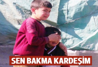 Evlerinin yanmasını ağlayarak izlediler