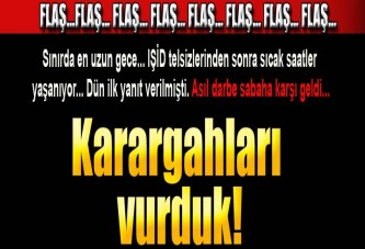 F-16'lar IŞİD hedeflerini vurdu
