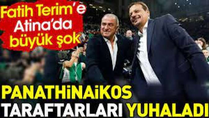 Fatih Terime Atinada büyük şok. Panathinaikos taraftarları yuhaladı