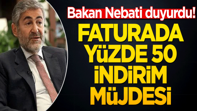 Faturada yüzde 50 indirim müjdesi! 2022den daha ucuz hale gelecek