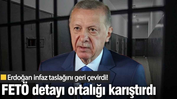 FETÖ detayı ortalığı karıştırdı: Erdoğan infaz taslağını geri çevirdi!