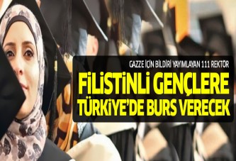 Filistinli öğrencilere Türkiye'de eğitim şansı