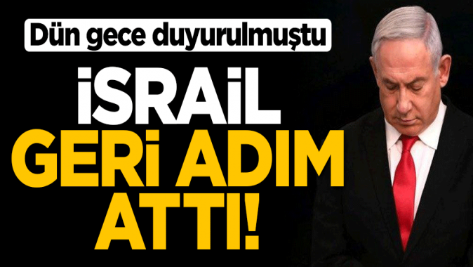 Gazzeye girdik demişlerdi! İsrail geri adım attı