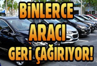 General Motors, 700 bin aracını geri çağırdı