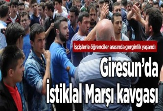 Giresun'da İstiklal Marşı kavgası