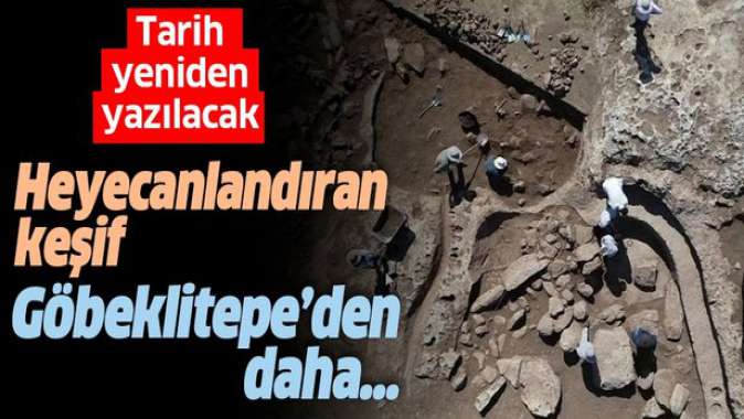 Göbeklitepeden daha eski olduğu düşünülen Karahantepede yeni sürprizler ortaya çıkıyor