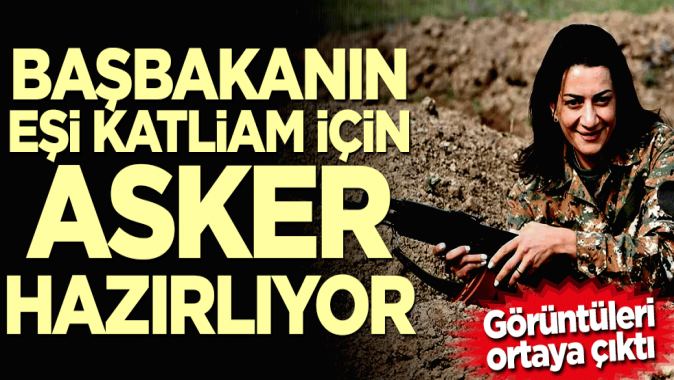 Görüntüler ortaya çıktı! Başbakanın eşi katliam için asker hazırlıyor