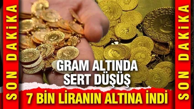 Gram altın 6 bin 963 liraya geriledi