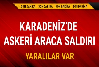 Gümüşhane'de askeri araca saldırı: 2 asker ağır yaralı