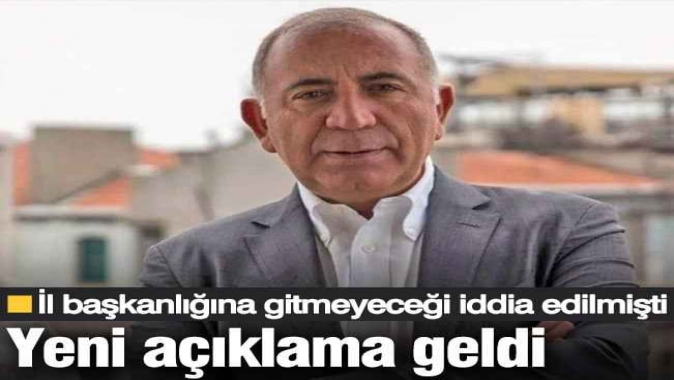 Gürsel Tekin’in il başkanlığına gitmeyeceği iddia edilmişti... Yeni açıklama geldi