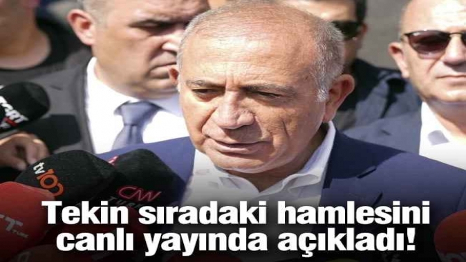 Gürsel Tekin sıradaki hamlesini canlı yayında açıkladı!