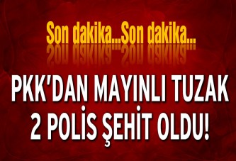 Hakkari’de polise mayınlı tuzak: 2 polis şehit oldu!