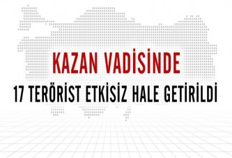 Hakkari'de 17 terörist öldürüldü