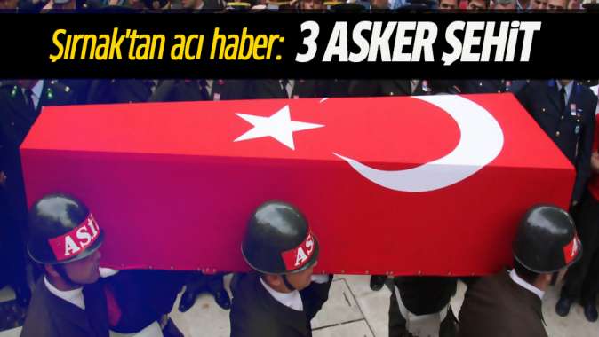 Hakkaride hain saldırı: 3 asker şehit!