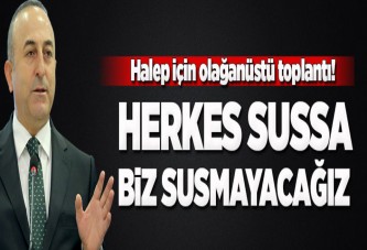 Halep için olağanüstü toplantı!.