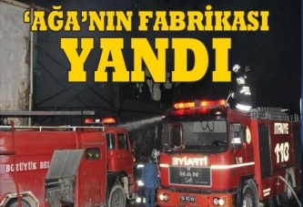 Halis Toprak'a ait kağıt fabrikasında yangın