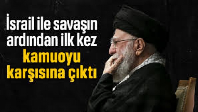 Hamaney, İsrail ile savaşından ardında ilk kez kamuoyu karşısına çıktı