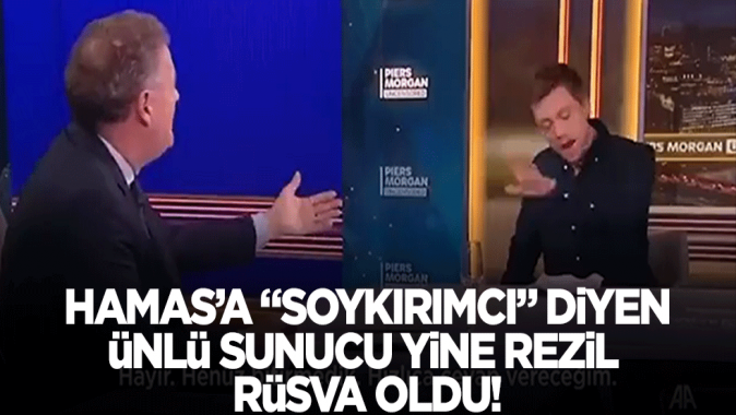 Hamas’a “soykırımcı” diyen ünlü sunucu yine rezil rüsva oldu!