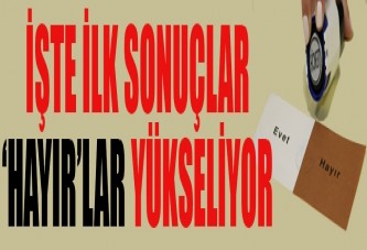 Hayır farkı kapatıyor
