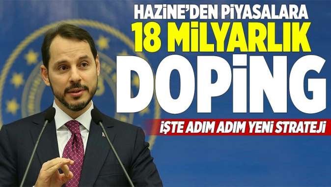 Hazineden piyasalara 18 milyarlık doping.