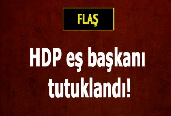 HDP eş başkanı tutuklandı