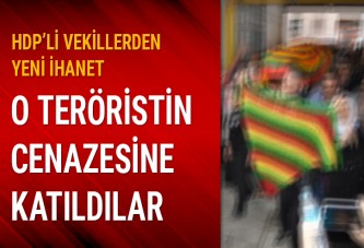 HDP miletvekilleri Ankara saldırısı faili teröristin cenazesine katıldı