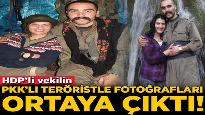 HDP Milletvekili Semra Güzel’in PKK’lı teröristle fotoğrafları ortaya çıktı