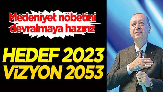 Hedef 2023 vizyon 2053