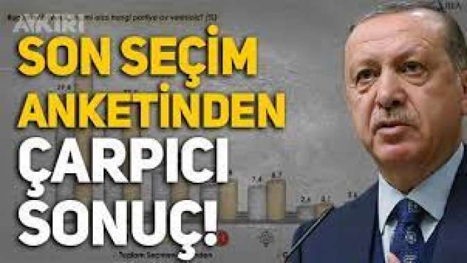 Hem Erdoğan hem de Tansu Çilleri üzecek sonuçlar çıktı